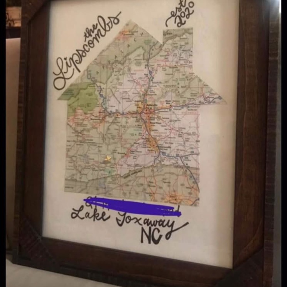 Custom Map Art Print